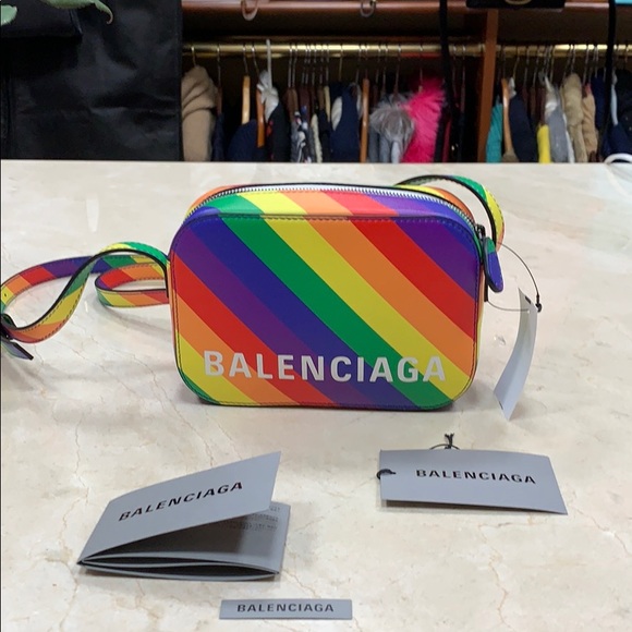 rainbow balenciaga bag